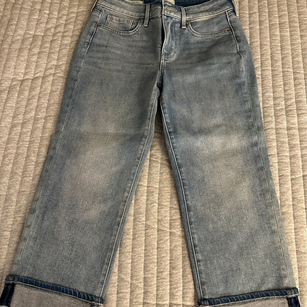 NYDJ Marilyn straight Blue crop Jeans